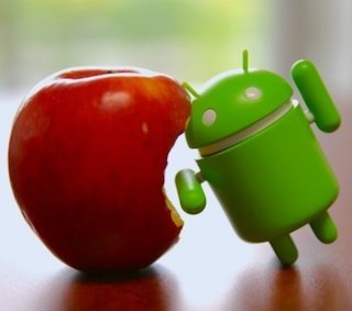 Apple and android
