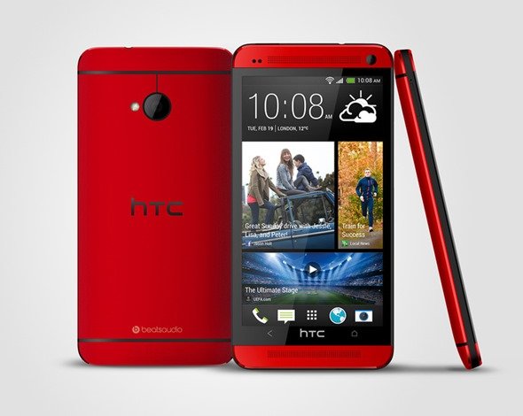 htc ONE RED