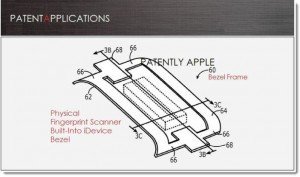 apple patent fingerprint sensor