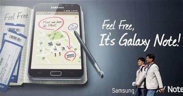 Samsung Galaxy Note ad