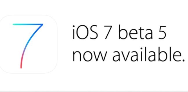 iOS 7 beta 5 0