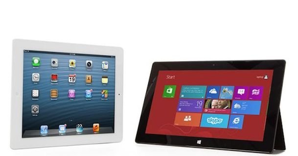 Surface vs iPad G4