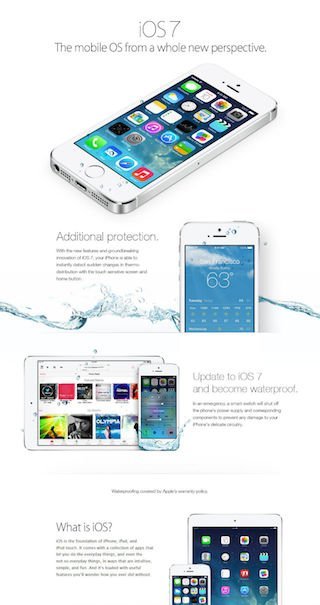 iOS 7 Water Proofs Your iPhone 1