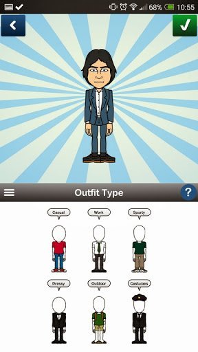 bitstrips chooseoutfit