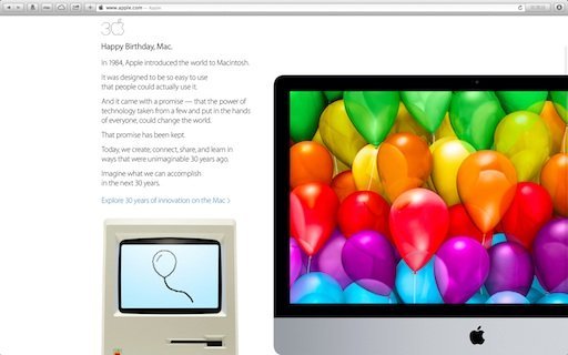 Apple Mac 30 years