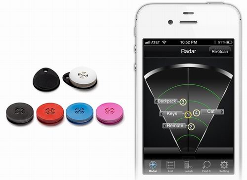 Stick N Find Buttons Bluetooth Based Advanced Tracker