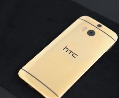 HTC One M8 gold plated