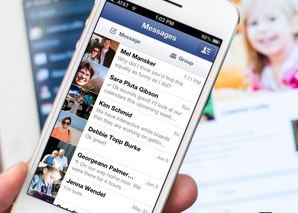 Using Online Facebook Messenger On Mobile