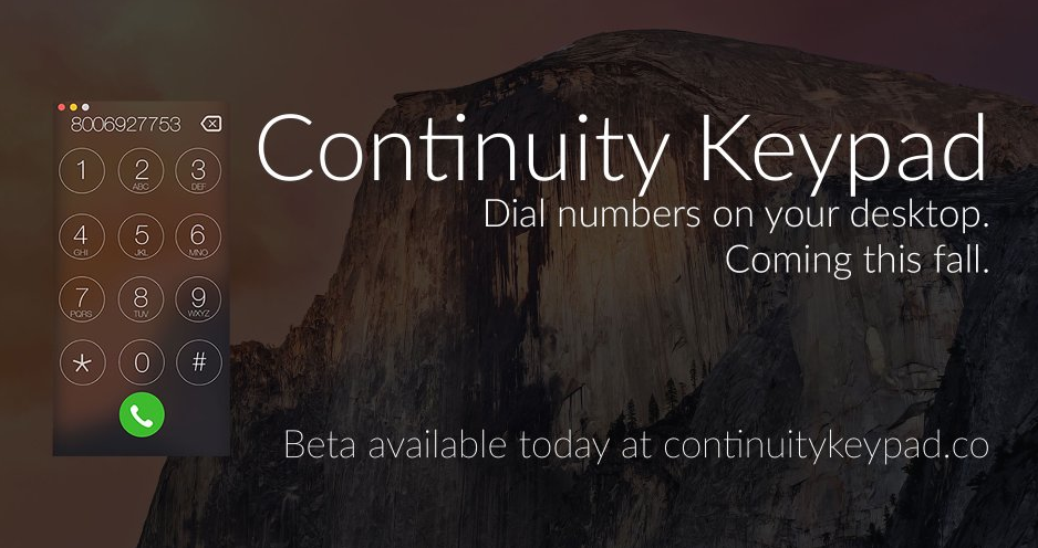 continuity keypad