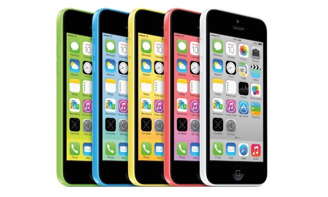 iphone 5c color lineup
