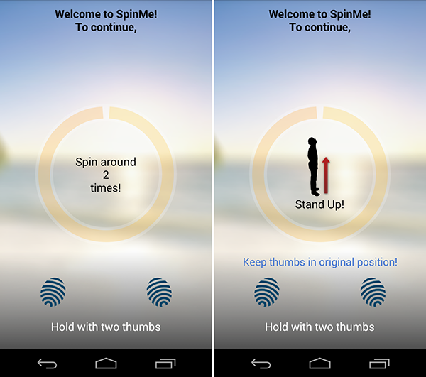 Android App SpinMe 01