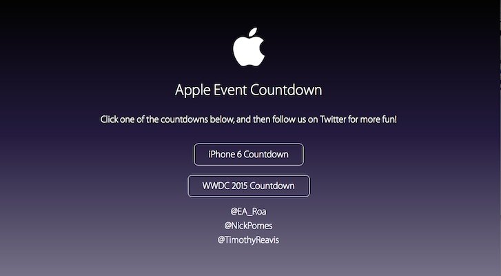 Apple Event Countdown 1