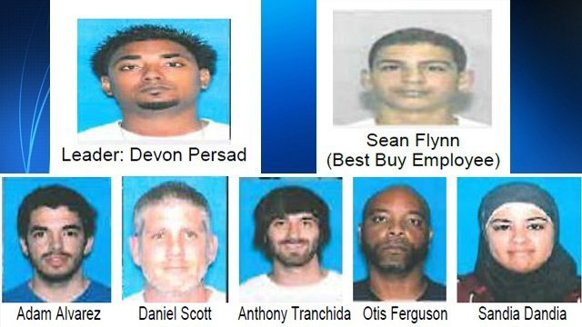 Theft ring suspects