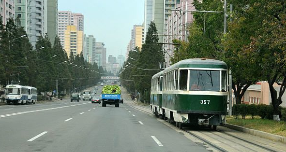 北韓當地人民的交通情況