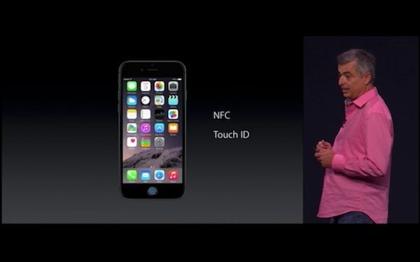 ▲另外，iPhone 6 Plus 及 iPhone 6都加入了 NFC 功能，結合 Touch ID 可以做 Apple Pay 付費功能。