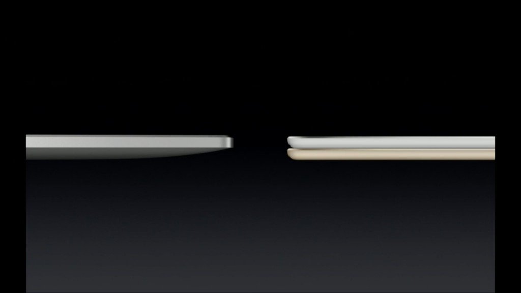 ▲將 2 部 iPad Air 2 疊成厚度比第一代 iPad 還要薄一點。