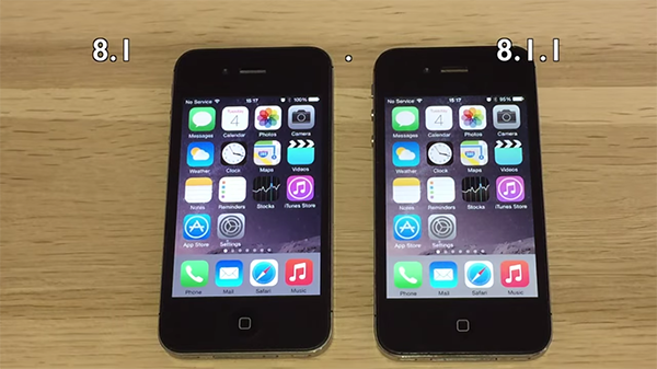 how fast when iphone 4s upgrade to ios 8 1 1 00