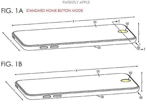 iphone home button patent