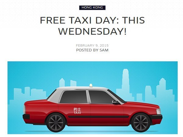 uber free taxi hk