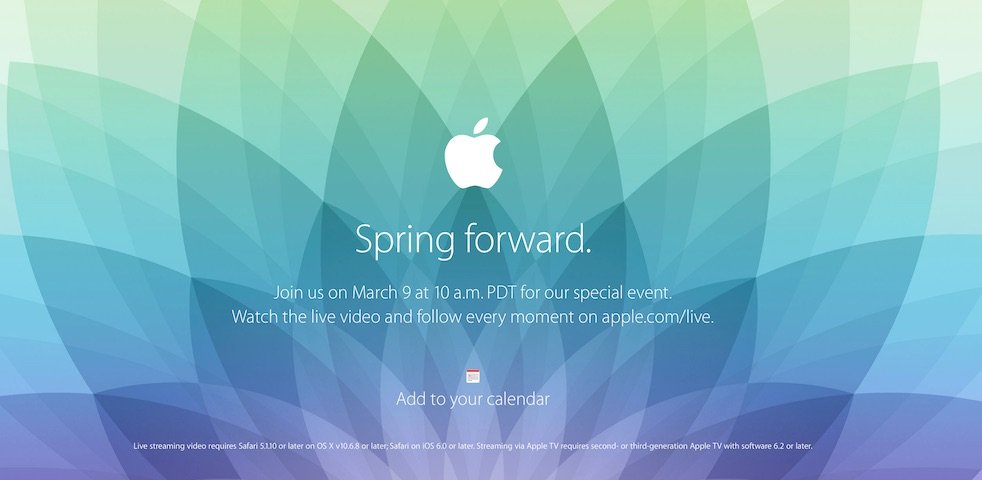 Apple Event 2015 march