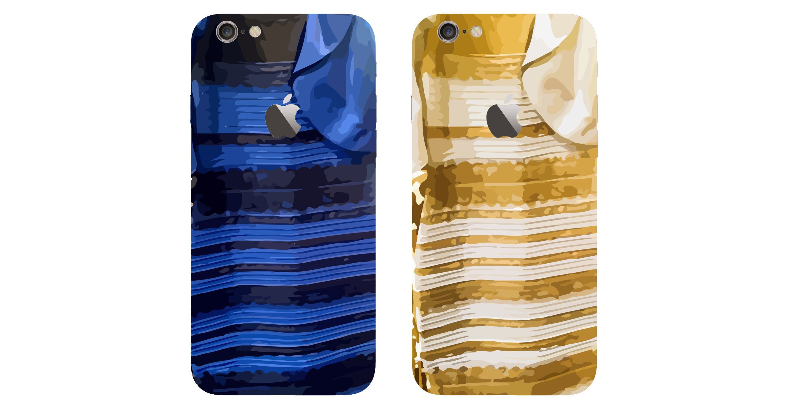 blueblack whitgold dress iphone 6 case 00