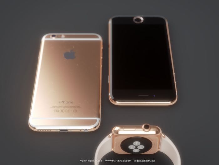 rose gold iphone
