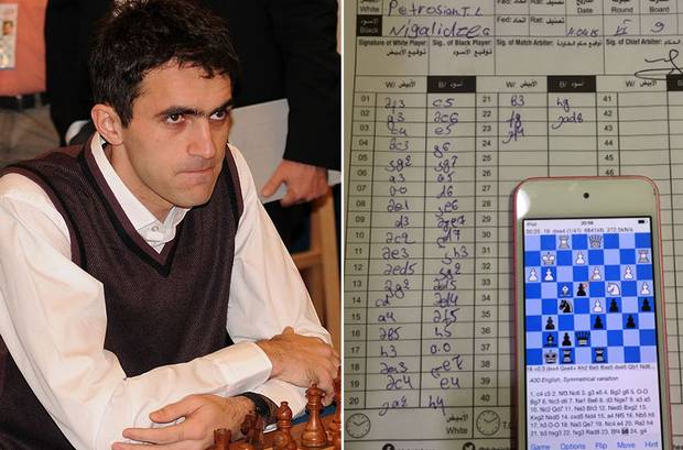 Gaioz Nigalidze chess cheat 1