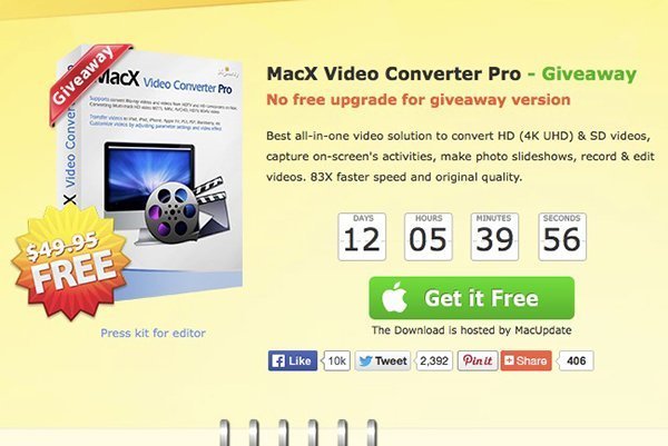 macx video converter giveaway 0