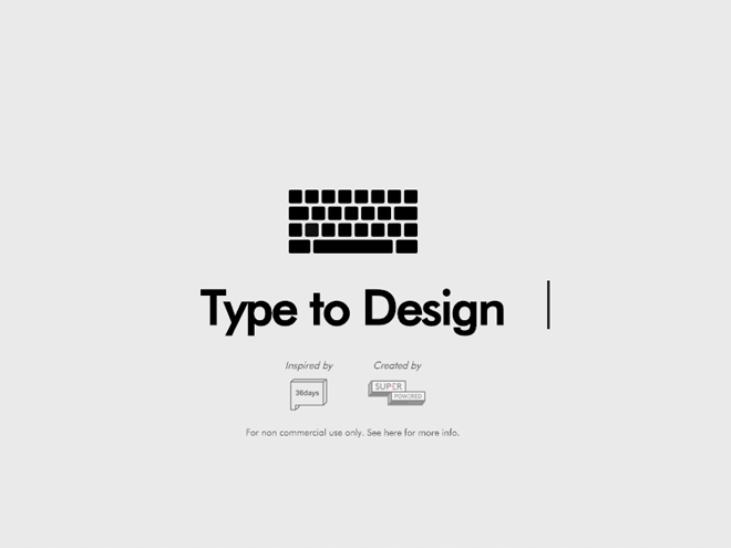 Type to Design