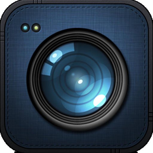 black white camera hd icon