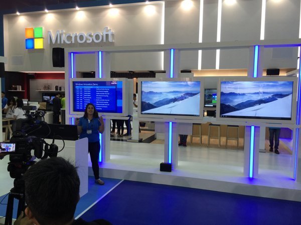 ▲Microsoft 舉行多場Windows 10 的講解及示範