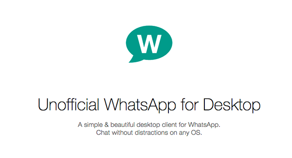 unofficial whatsapp for desktop 00