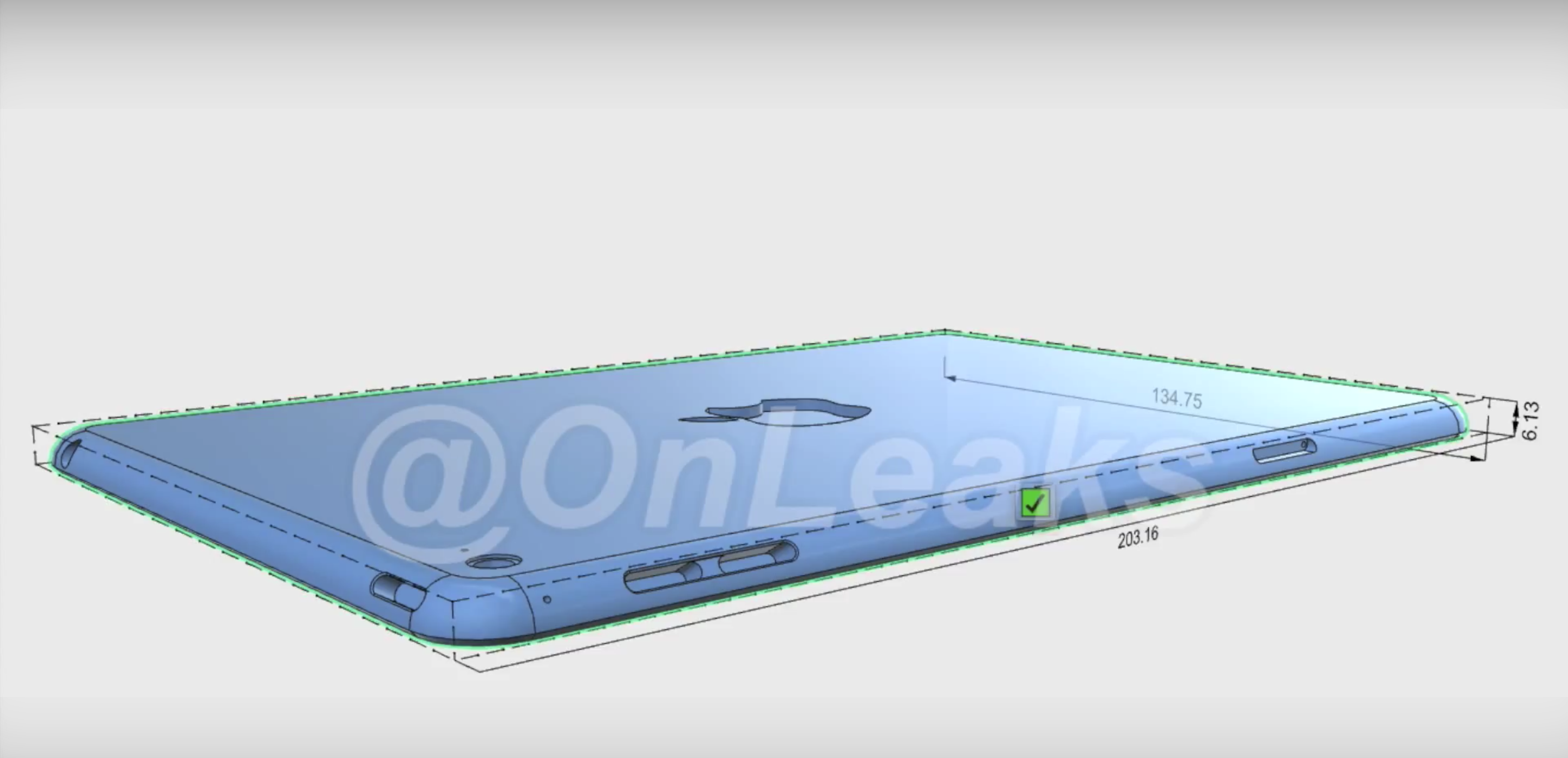iPad Mini 4 3D CAD-3