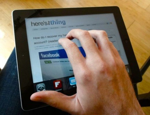 iPad multitasking gesture