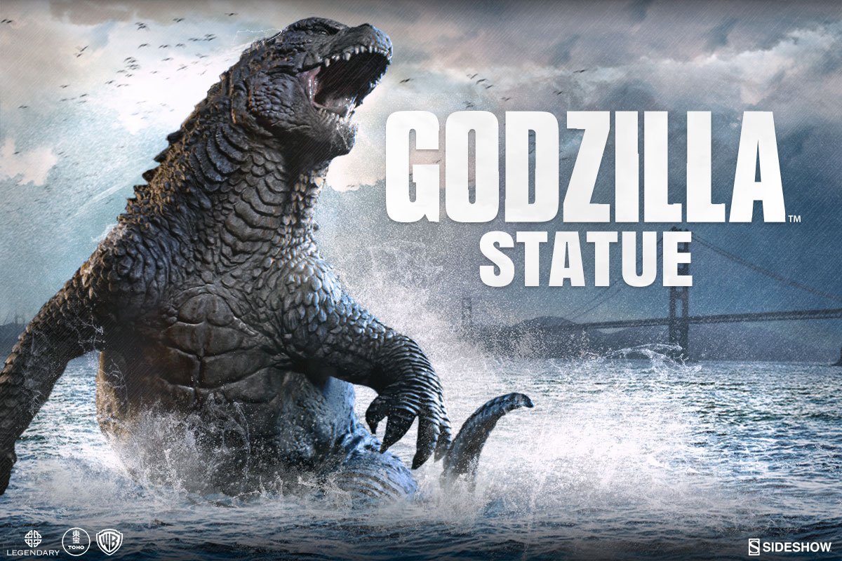 Gadzilla Statue Sideshow 1