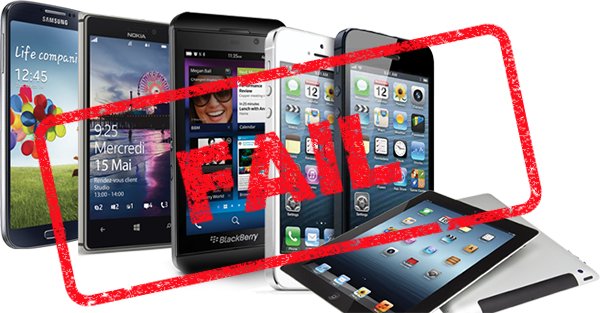 fail phones