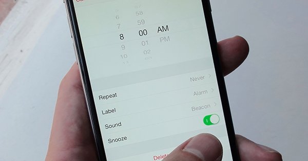 iphone snooze button 9 mins 00