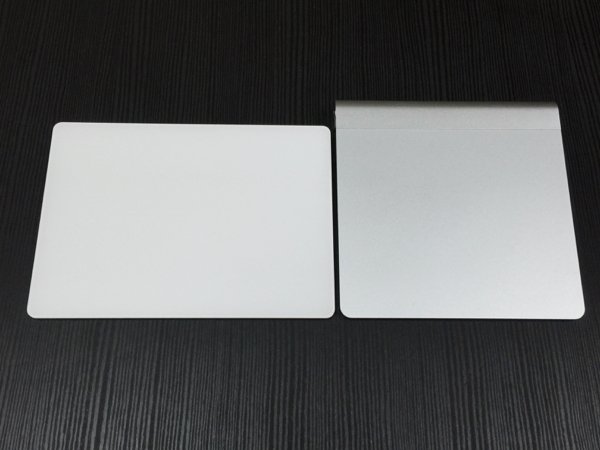 ▲ Trackpad 2 （左）尺寸和舊的比，明顯大得多