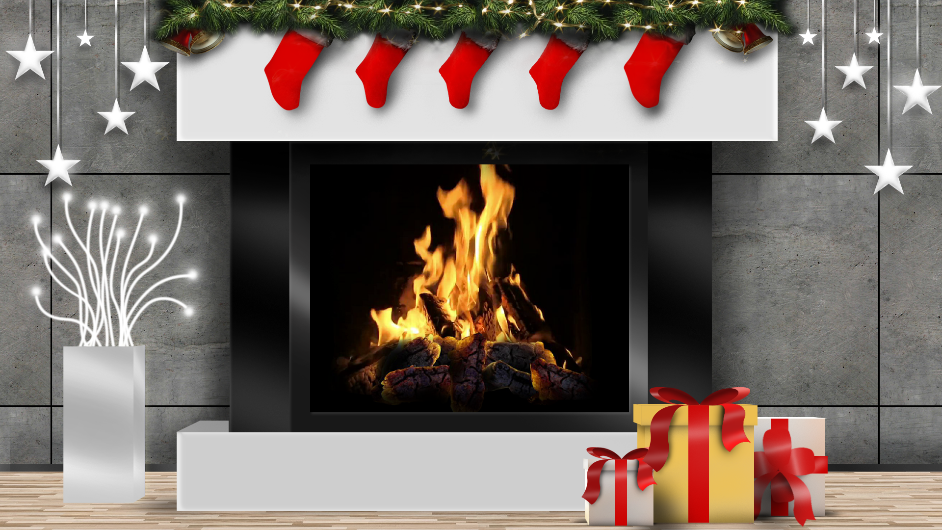 us appletv 2 amazing christmas fireplaces