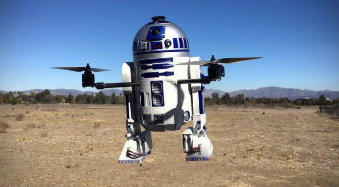 R2 D2 Quadcopter by Don Melara and Air Cam Shots Featured image