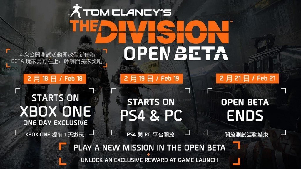 The Division Open Beta 1