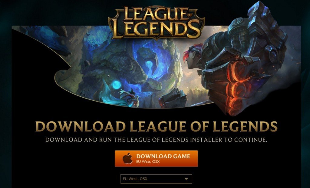 install league of legends mac