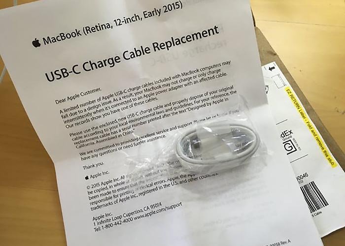 macbook replacement usb c cable