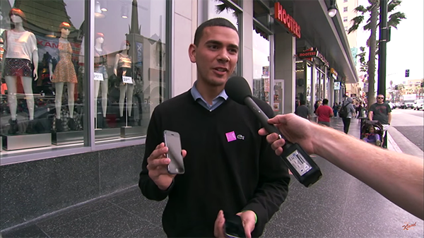 jimmy kimmel brings two iphone 5 to ask someone how feel iphone se is 00