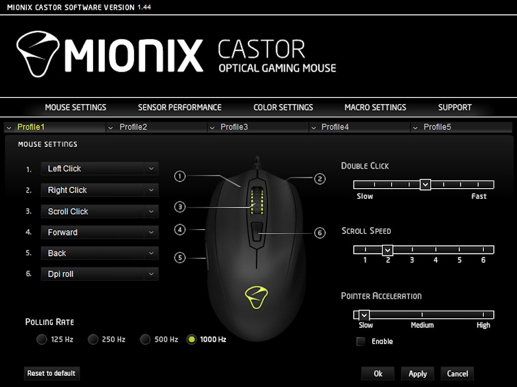 Macro setting. Mionix Castor. Gaming Mouse setting. Характеристика игровых мышей. Сенсор мыши.