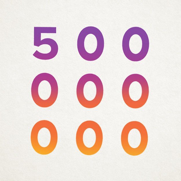 Instagram 500 million