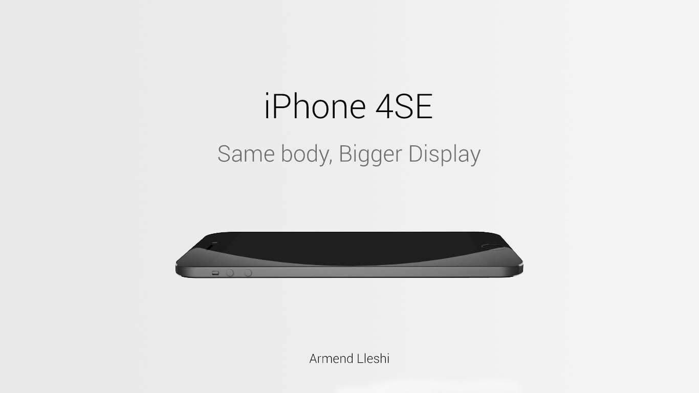 iPhone 4SE concept render 2