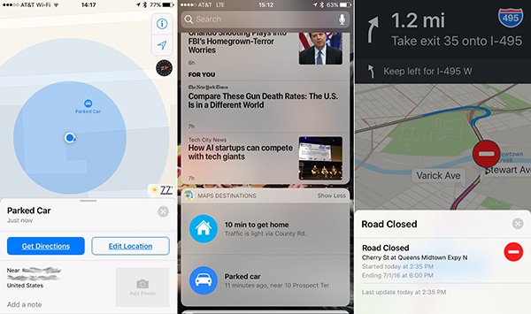 ios 10 apple map can now remember your car location 00