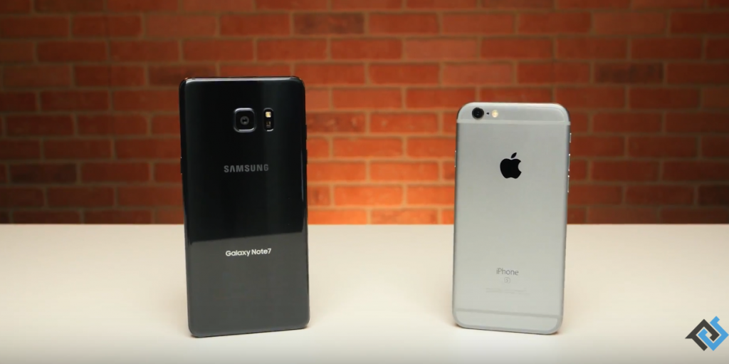Galaxy Note 7 vs iPhone 6s-1