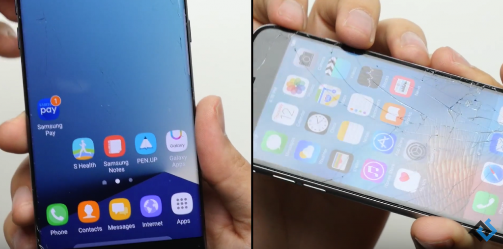 Galaxy Note 7 vs iPhone 6s-6